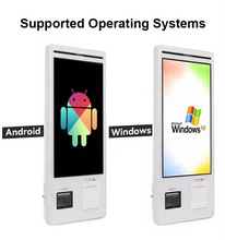 Load image into Gallery viewer, Joyreap Food Kiosk Restaurant Hotel Supermarket Tabletop Self Order Machine Floor Stand Digital Automatic Self Service Payment Kiosk