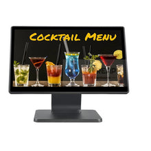 Load image into Gallery viewer, 15.6"+11.6" Dual Screen Till Machine Pos System All in One Touchable Cash Register Full Metal Smart Pos Device with Detachable Secondary Screen