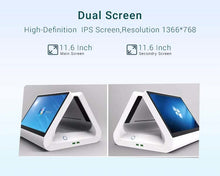 Load image into Gallery viewer, Joyreap 11.6inch Supermarket Electronics Cash Register Wholesale Pos System Set Pc Windows  Restaurant Pos Terminal Touch Screen Desktop Point of Sale
